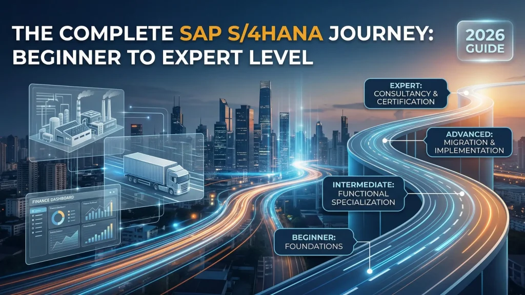 The Complete SAP S/4HANA Journey: From Beginner to Expert Level (2026 Guide)